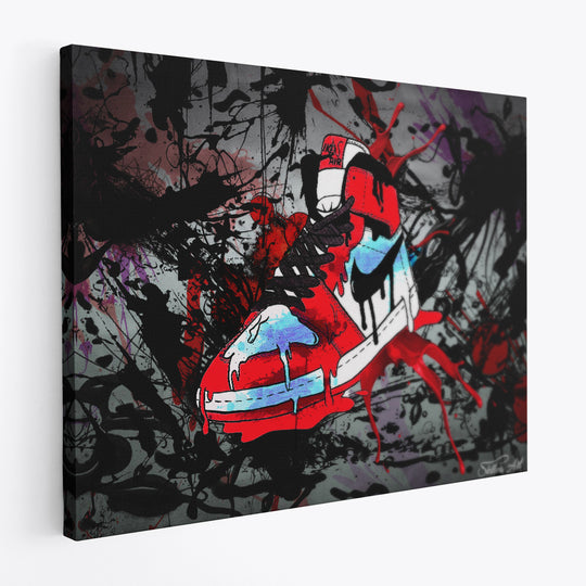 Abstract sneakers